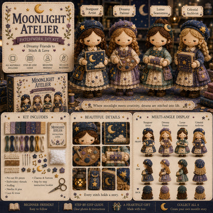 🎁Zadnji dan: Iskoristite 49% popusta! 🧵 Minijaturni komplet za patchwork iz serije Miniature World.