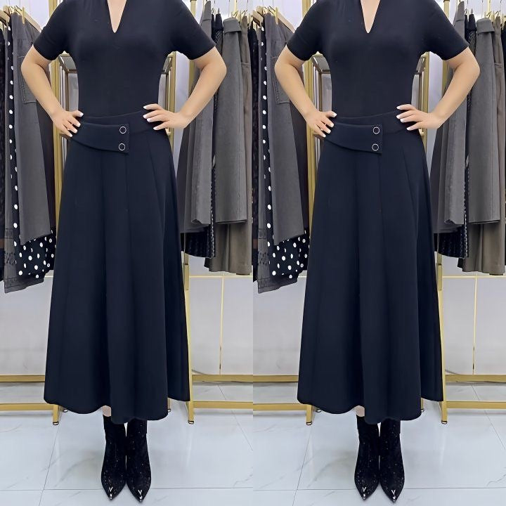 【50% zniżki】👗🎀【Rozmiary - 4XL】Spódnica midi z wełny na jesień/zimę