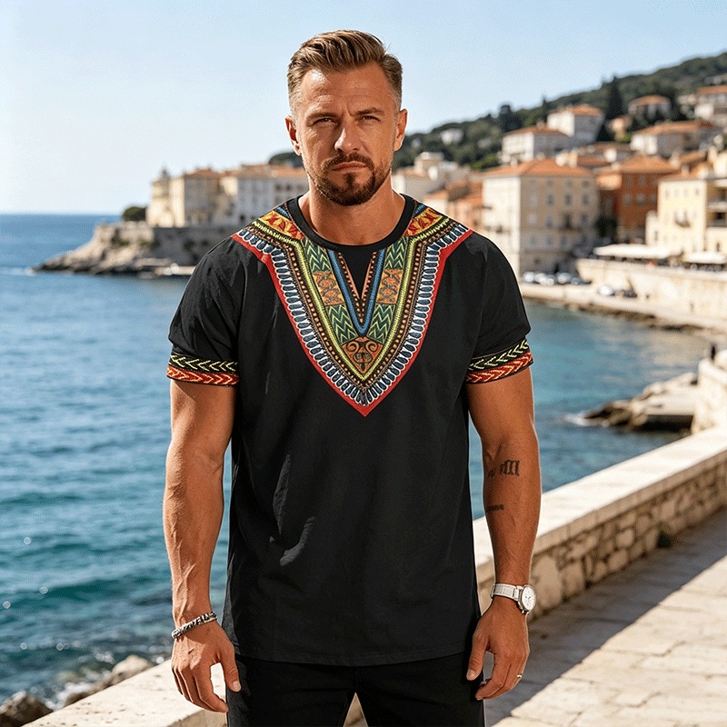 🎯👔【Płatność przy odbiorze ⚡】【Rozmiary M–6XL】👕 Letnia męska koszula w stylu etnicznym w większych rozmiarach, dostępna w wielu kolorach