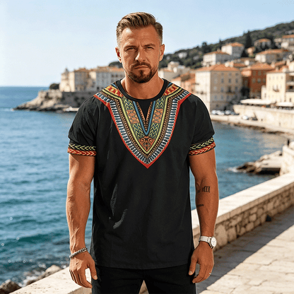 🎯👔【Płatność przy odbiorze ⚡】【Rozmiary M–6XL】👕 Letnia męska koszula w stylu etnicznym w większych rozmiarach, dostępna w wielu kolorach