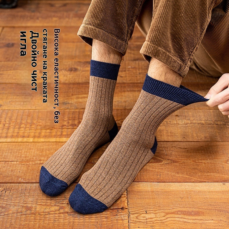 🧦🧦【Купете 5, вземете 5 безплатно】Мъжки топли дезодорантни чорапи, абсорбиращи потта