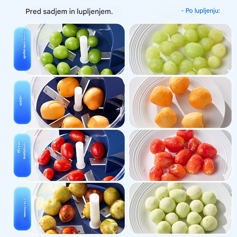⏳Časovno omejena ponudba: Prozoren električni lupilec sadja in zelenjave 🍇🧄 Izkoristite 49 % popust ⏰