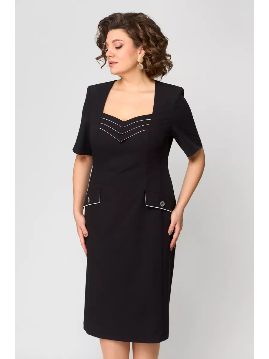 Wyprzedaż specjalna💥Nowa czarna sukienka z kwadratowym dekoltem w stylu francuskim 2025, w stylu nowej ery, elegancka i pełna uroku