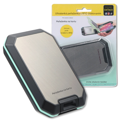 🔥【Kúp 1, druhý zdarma】👛 Prémiová magnetická peňaženka/držiak na karty pre mužov ✅ Mimoriadne vysoká pevnosť ✅ Kompaktná a prenosná ✅ Automatické uzamknutie, ochrana proti krádeži