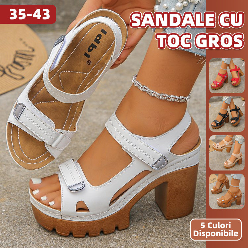 【35-43】🔥 Sandale s platformom i debelom petom – više, stabilnije, elegantnije