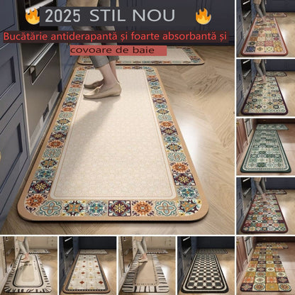 💥💥💥【40*60+40*120cm】【Tylko teraz: -50%】Maty antypoślizgowe i bardzo chłonne do kuchni i łazienki