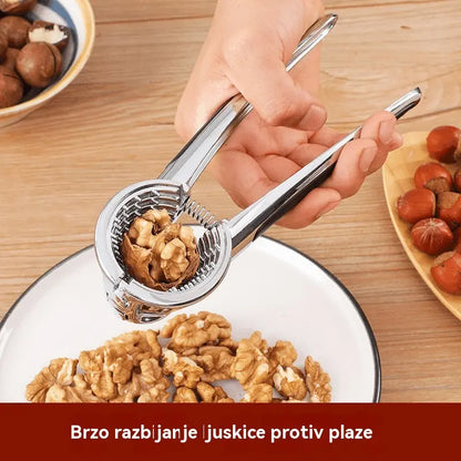 🌰Drobilica za orahe od aluminijske legure – alat za otvaranje ljuski pekan oraha i orašastih plodova s tankom ljuskom