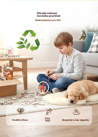 🧩 Kreativní technické hračky pro kutily – stavte a učte se s elektronickými součástkami, zábavné vzdělávání v oblasti STEM pro děti 🚀📦