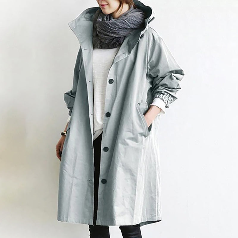 🧥 【S-5XL】 2024 nowa, jesienna, długa, swobodna wiatrówka w dużych rozmiarach, modna i elegancka-3756866