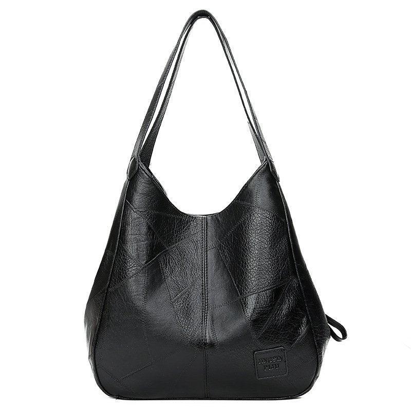 💖👜💖【Промоция 50%】Нова дамска чанта с голям капацитет от мека кожа, модерна и стилна