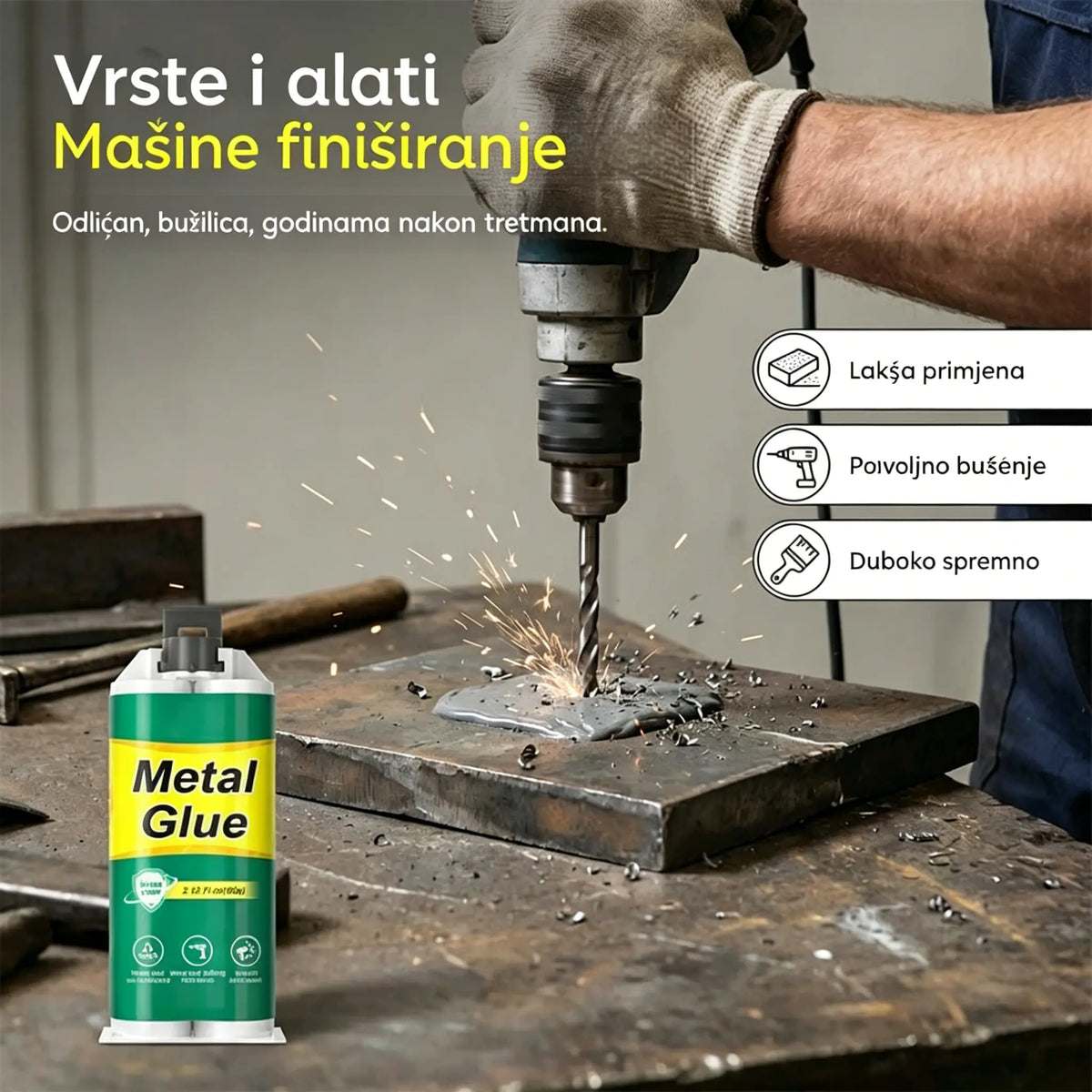 【Kup dwa, a jeden dostaniesz gratis】🔥Ograniczona czasowo zniżka 50%! 🛠️Wysokowytrzymały klej AB do naprawy metalu