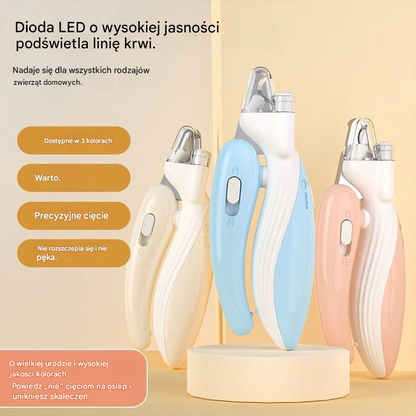 🔥【Kup 1, a 1 dostaniesz gratis】🐈🐕Oświetlenie LED – obcinacz do pazurów dla kotów i psów