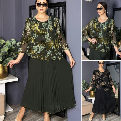 【S-5XL】🥰Nowa, jesienna, dwuczęściowa, długa spódnica 3818351