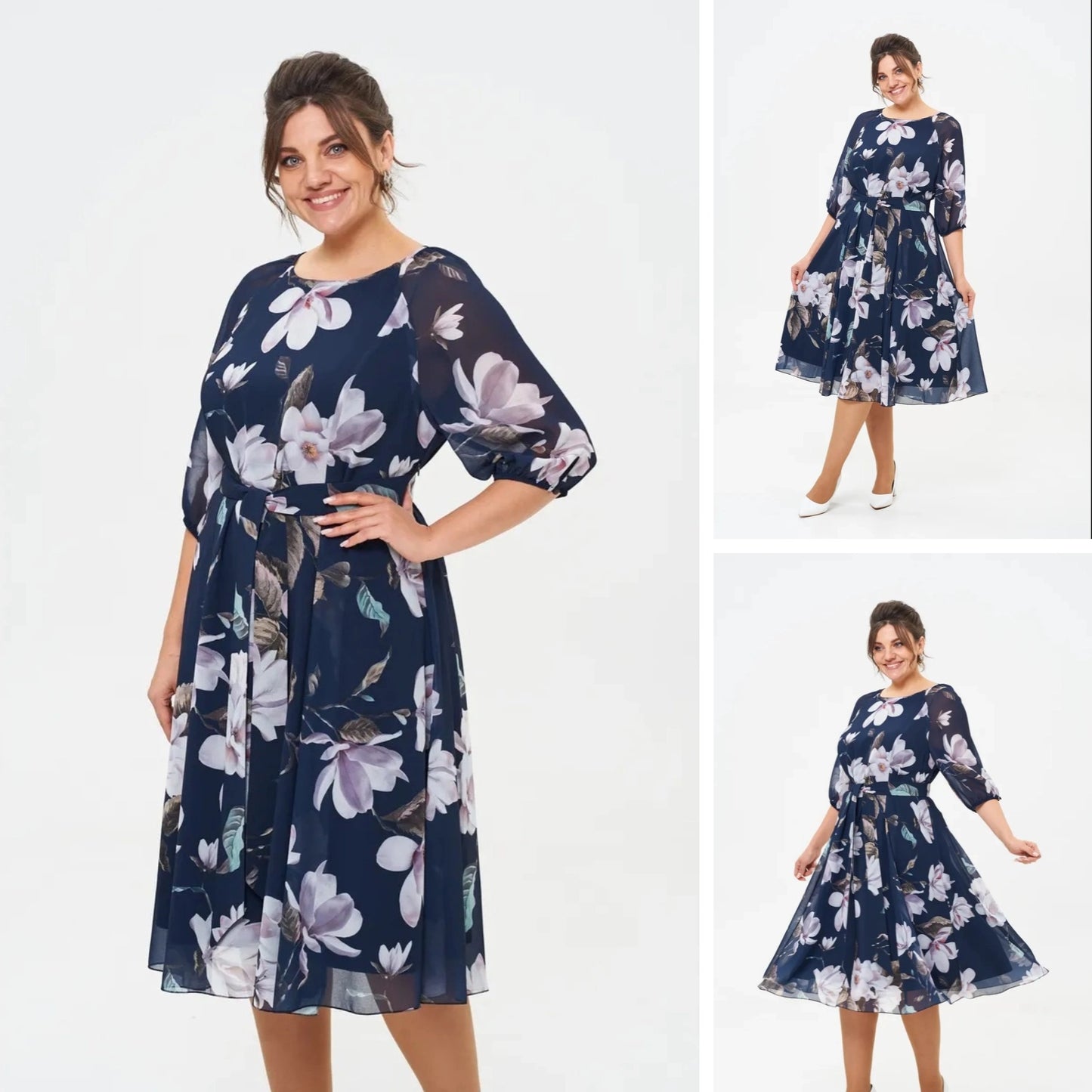 【🥇Best Seller】💥👗【S-5XL】2025 Wiosna Nowa Sukienka z nadrukiem 3924228