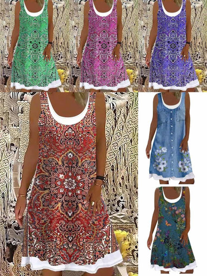 【S-5XL】 Rozmiar plus sukienki 3655092