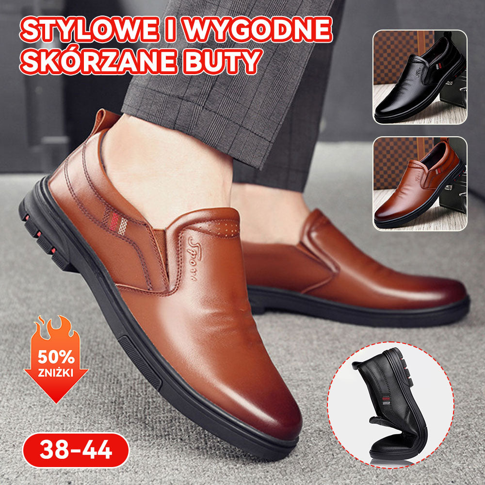 👟🌹50% zľava✨【Veľkosti 38-44】💖Najnovšie pánske kožené topánky do práce, ležérne, pohodlné a mäkké, rok 2026