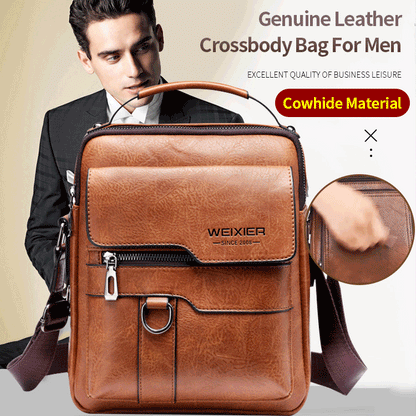 🔥Promocyjna gorąca wyprzedaż🔥2024 nowa męska torba na ramię ze skóry Oxford, torba na ramię3839101