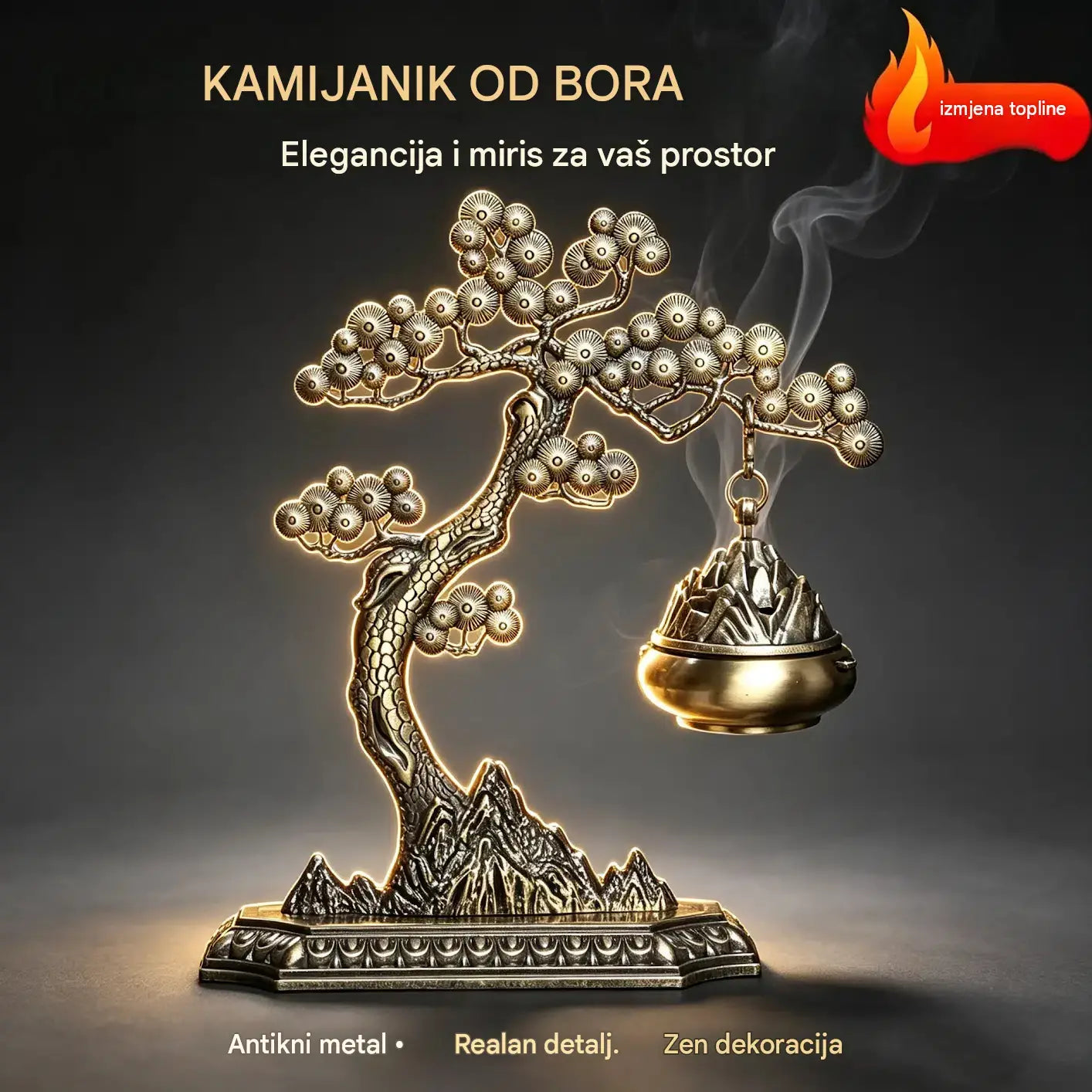 🔥🔥Kreativni ukrasi Gorionik za aromaterapiju Elk Home