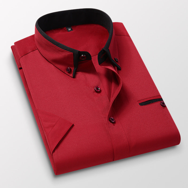 🎉【M-5XL】🔥👔 Letnia nowość, oddychająca męska koszula biznesowa w stylu casual