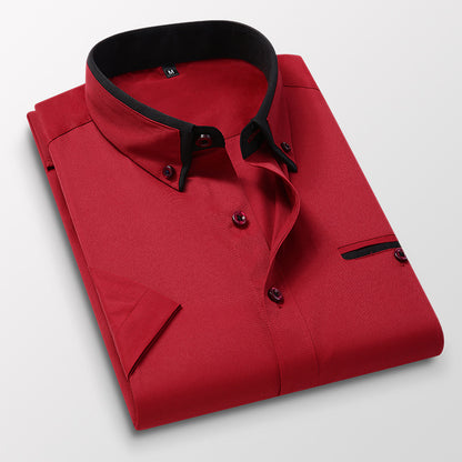 🎉【M-5XL】🔥👔 Letnia nowość, oddychająca męska koszula biznesowa w stylu casual
