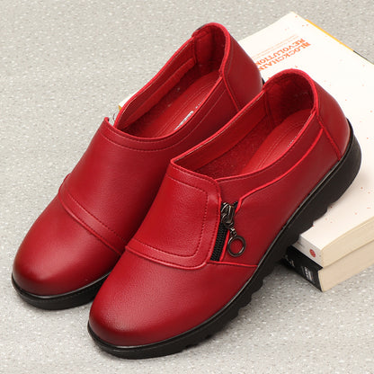 🔖【35-41】 Pohodlné kožené boty, měkká podrážka, protiskluzové, odolné proti opotřebení, zaručená kvalita