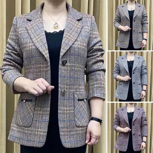 【Promocja czasowa 50%】✨🧥【M-4XL】Nowa damska kurtka na jesień i zimę z kołnierzem 3804223