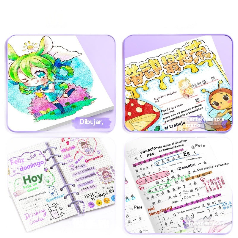 【60 colores】🔥✨️Set de iluminadores flash de doble punta