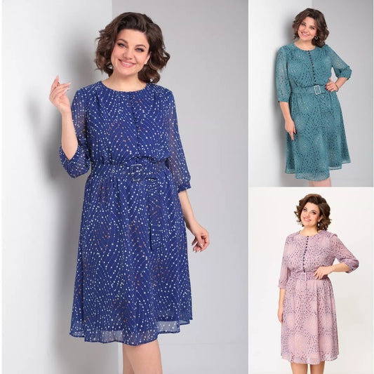 🌷【S-5XL】Wysokiej jakości, stylowa i elegancka sukienka 3702074