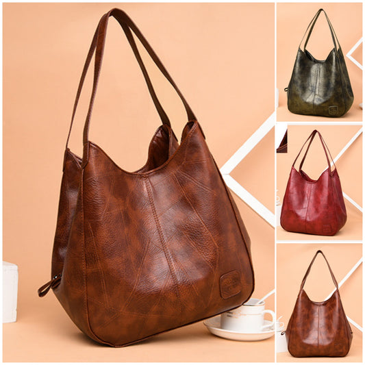 💖👜【50% OFF】💖Miękka skórzana torba na ramię, nowy styl, duża pojemność, odpowiednia