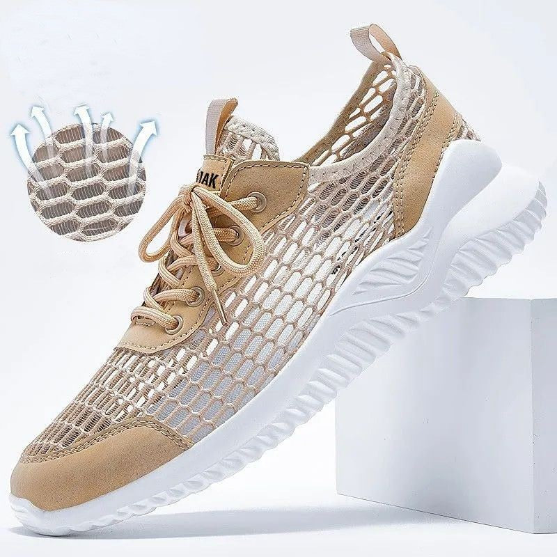 【39~44】Nowe, lekkie, oddychające i wszechstronne buty sportowe z dużą dziurą--3678008