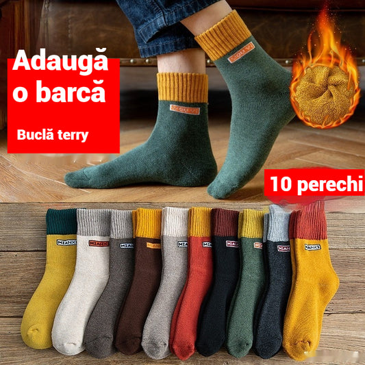 🧦 【10 par】Ulepszona wersja skarpet polarowych na jesień i zimę 2024 3764891