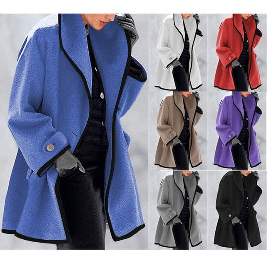 🥰【49% OFF】【S-5XL】2024 nowy, ciepły, wełniany płaszcz na jesień i zimę 3825227