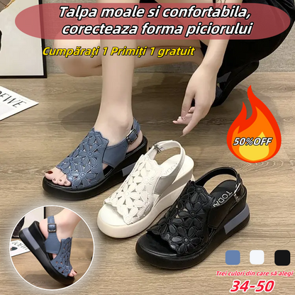 🔥【Oferta ograniczona czasowo】🔥【Rozmiary 35-40】Retro sandały-botki z miękką podeszwą