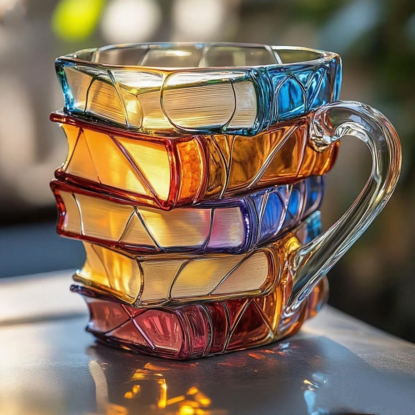 📚 🥤【50% popusta】3D oslikana šalica za kavu u obliku knjige. Pogodno za darivanje