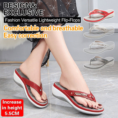 Promocja specjalna Rozmiary 35-43 Nowe letnie sandały na koturnie dla kobiet 2025 duże rozmiary klapek