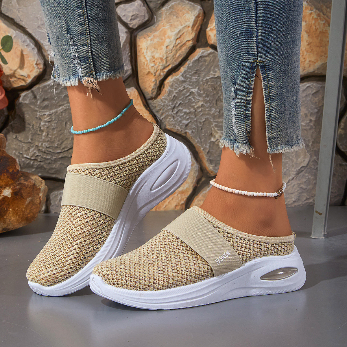 【36-42】Cipele od retro tkanine s ventilacijskim otvorima - udobne i bez stresa cijelo ljeto, omogućujući vašim stopalima potpuno opuštanje!