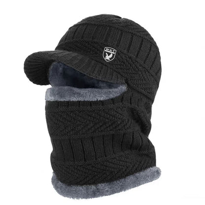 [Oferta ograniczona czasowo] 🔥 Jednoczęściowa czapka wykonana z grubej wełny, wiatroszczelna, odpowiednia do użytku na zewnątrz.