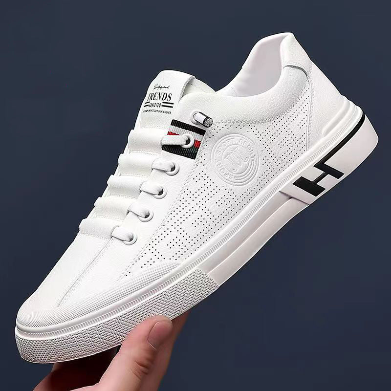 🔥Nowy styl 2024 ❤️ Męskie buty sportowe na co dzień z prawdziwej skóry, miękkie i oddychające podeszwy-3736814