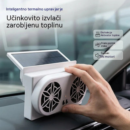 50% POPUSTA 🌀 Ventilator za automobil na solarni pogon