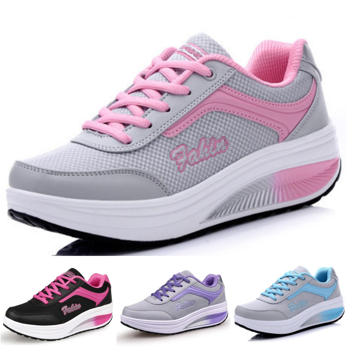 🔥【50% zniżki】👟 Modne i oddychające damskie buty sportowe casualowe, rozmiary 35-43