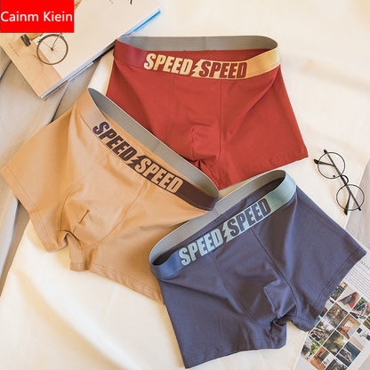 🔥Specjalna promocja🔥(6 sztuk) Nowe męskie bokserki bawełniane z lodowego jedwabiu--3720012