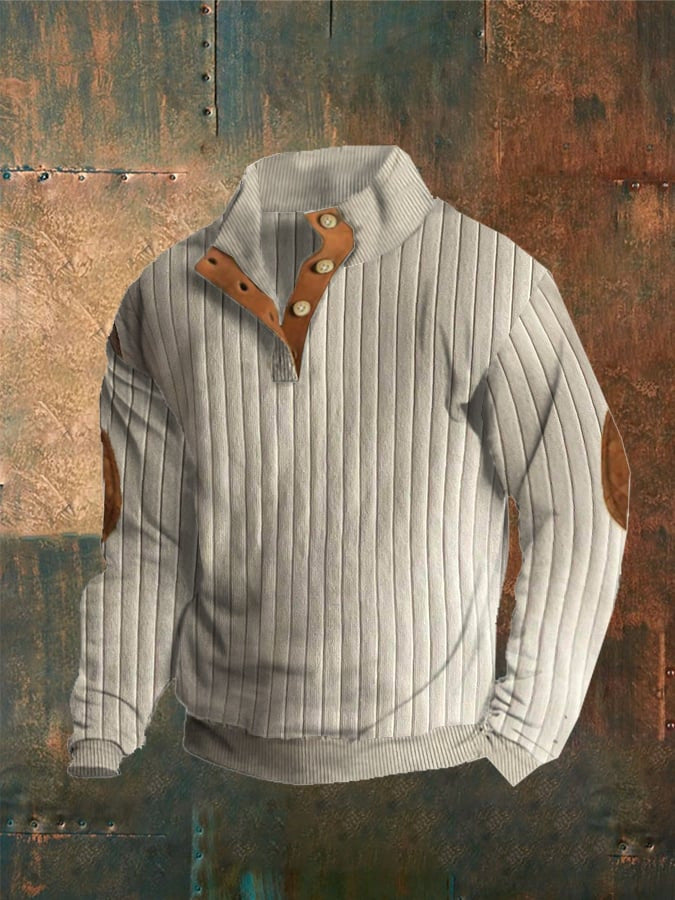 【Gorąca wyprzedaż】🔥❄【50% zniżki】【S-5XL】Męskie aksamitne topy na zimę-3782354