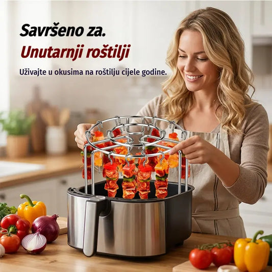 ✨Roštilj od nehrđajućeg čelika za kebabe🍢