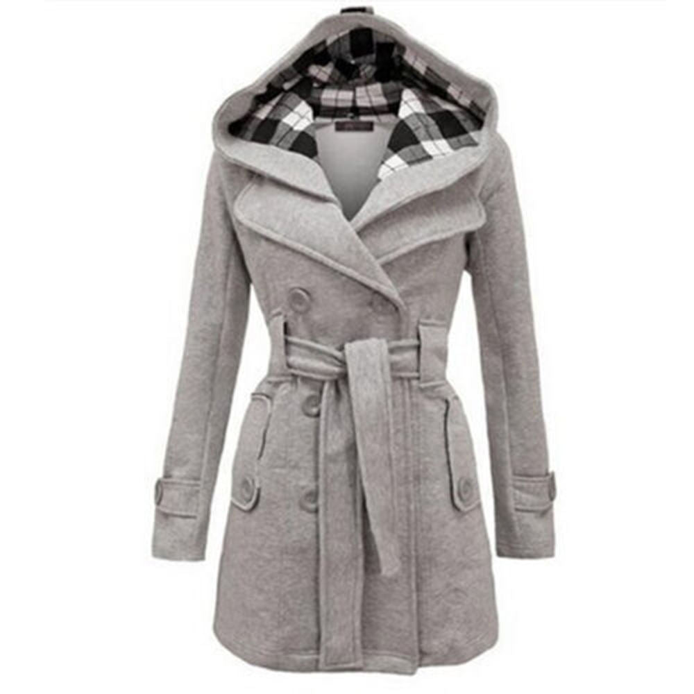 【S-3XL】Ženska topla jakna s kapuljačom srednje duljine