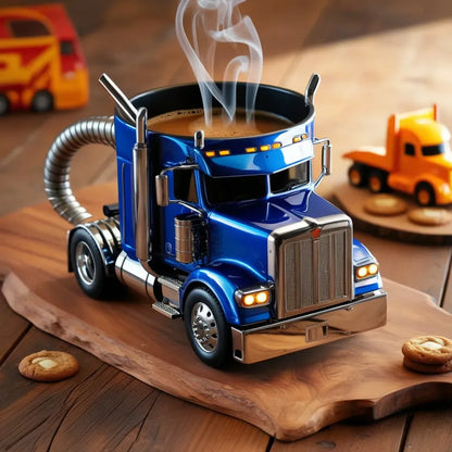 🚛【Oferta ograniczona czasowo】【6 stylów】Ręcznie robiony kubek do kawy w kształcie ciężarówki
