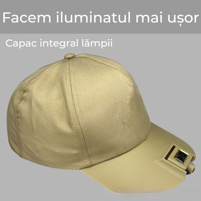 🧢🌙🔦🔥integred Smart LED svjetiljke, vanjsko noćno ribolovno svjetlo, lako napunjeno i dugo trajanje baterije