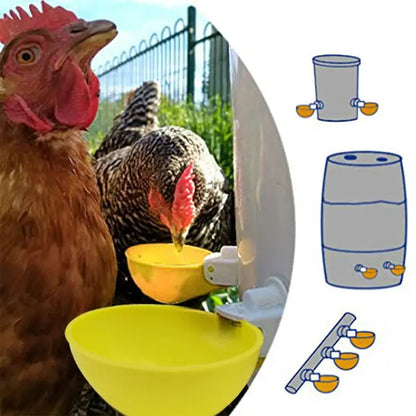 🔥🐔[Pakiranje od 10] Automatske zdjelice za vodu za perad, pojilice za piliće i hranilice za vodu