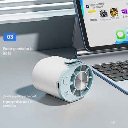 🔥【Kupite 1, dobijte 1 gratis】🌀 Mini ventilator velike brzine s kopčom za struk.