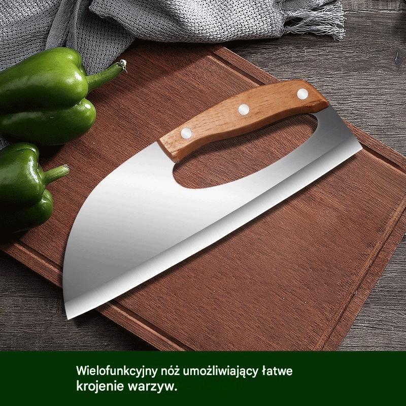 🔥Kuty nóż kuchenny Ostre i trwałe, ergonomiczna antypoślizgowa rączka gwarantuje precyzyjne cięcie