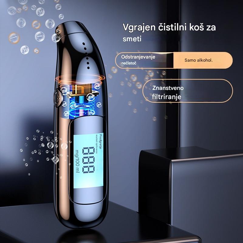 🍷 Visoko natančen prenosni alkotester – izmerite raven alkohola pred vožnjo